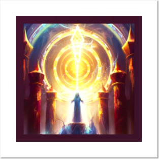 Mystic Light Radiates from Secret Temple Posters and Art